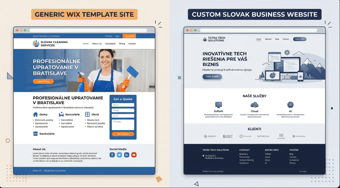 Web design options comparison: template builder vs freelancer vs agency